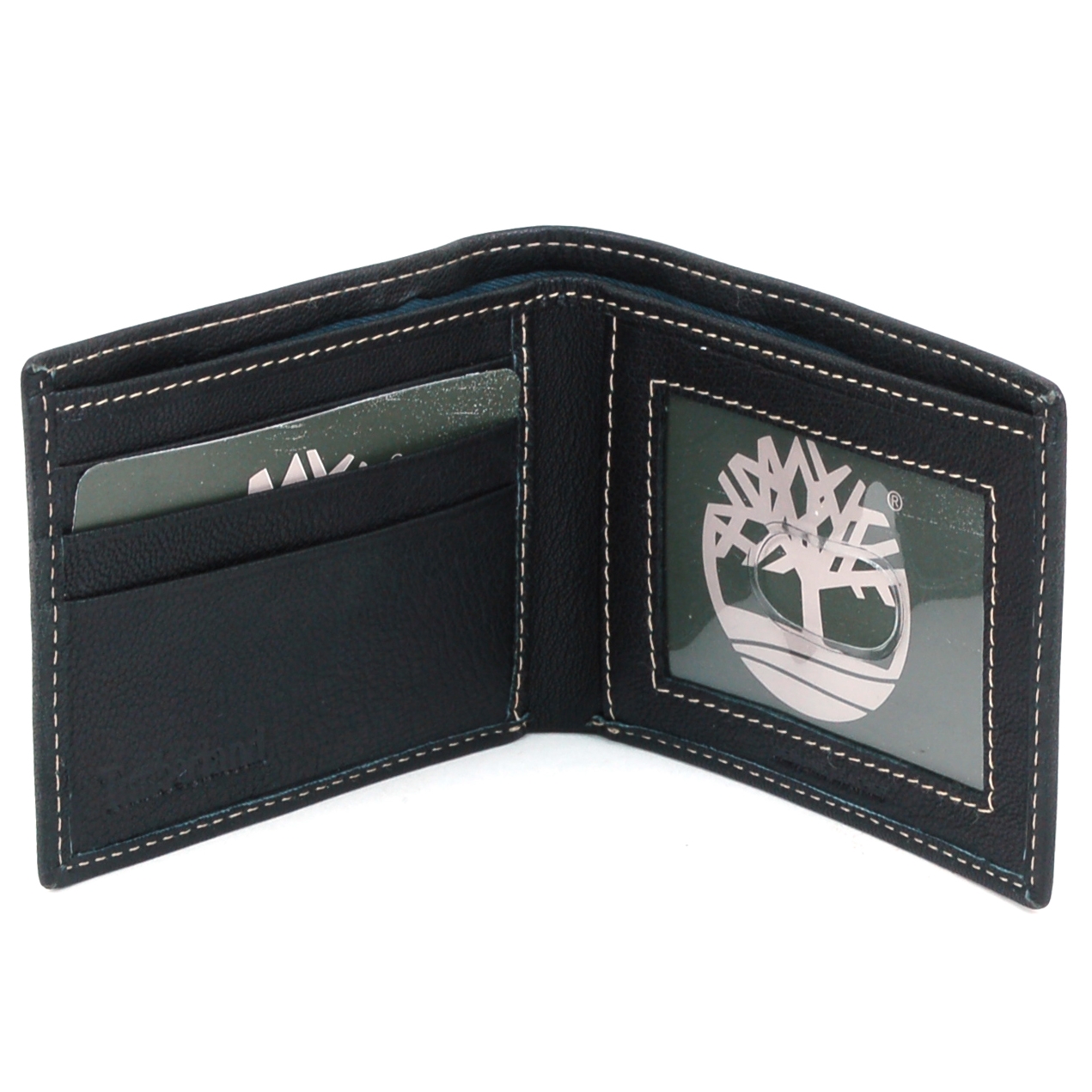 Timberland Thin Slimfold Wallet Genuine Leather Mens Billfold Slim ID